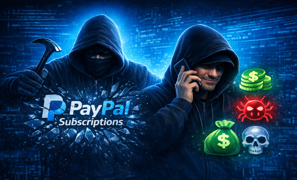 Hot News - ระวัง! แฮกเกอร์ใช้ระบบ Subscription ของ PayPal ส่งอีเมลหลอกลวง